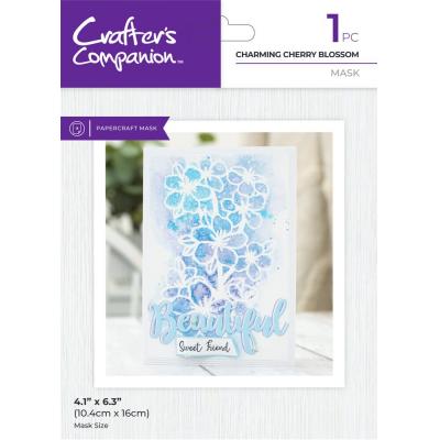 Crafter's Companion Stencil Mask - Charming Cherry Blossom