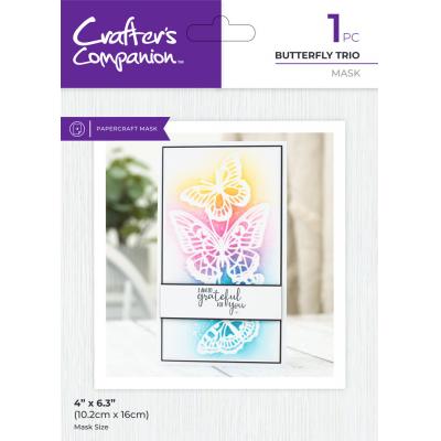 Crafter's Companion Stencil Mask - Butterfly Trio