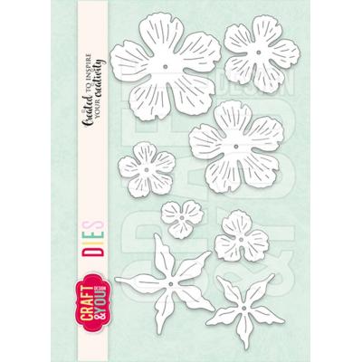 Craft & You Cutting Dies - Magda's Peony