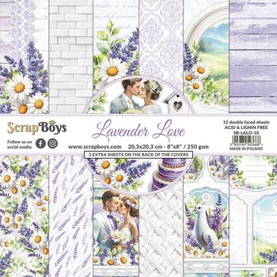 ScrapBoys Lavender Love - Paper Pad