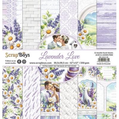 ScrapBoys Lavender Love - Paper Pad