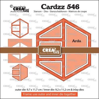 Crealies Cutting Dies - Frame & Inlays Arda