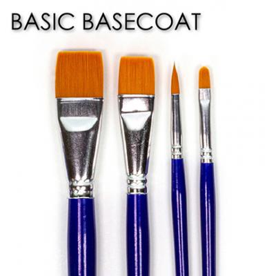 DecoArt Brush Set - Basecoat Set