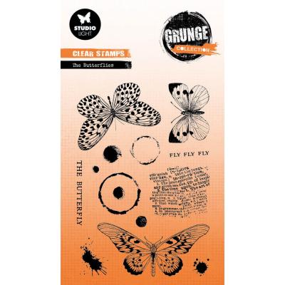 StudioLight Grunge Collection Stempel - The Butterflies