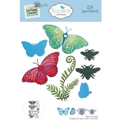 Elizabeth Craft Designs Cutting Dies - Layered Butterfly