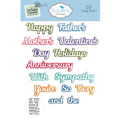 Elizabeth Craft Designs Cutting Dies - Everyday Words 3