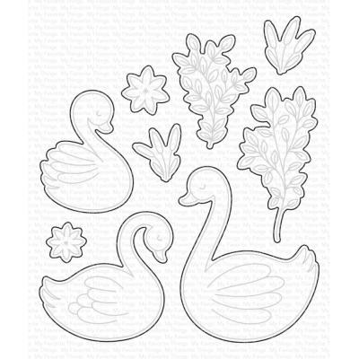 My Favorite Things Outline Die-Namics - Tranquil Swans