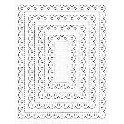 My Favorite Things Die-Namics - Stitched Eyelet Lace Rectangle STAX