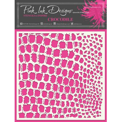 Pink Ink Designs Stencil - Crocodile