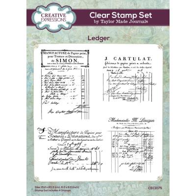 Creative Expressions Taylor Made Journals Stempel - Ledger