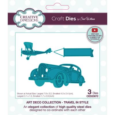 Creative Expressions Sue Wilson Craft Die - Travel In Style