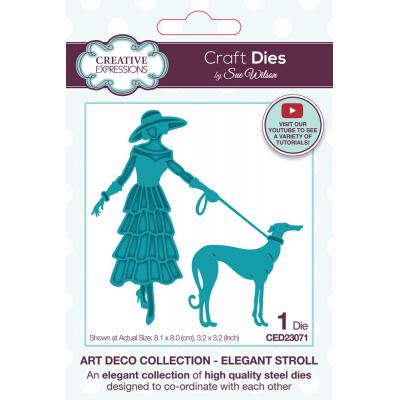 Creative Expressions Sue Wilson Craft Die - Elegant Stroll