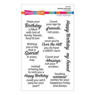 Stampendous Stempel - Birthday Messages
