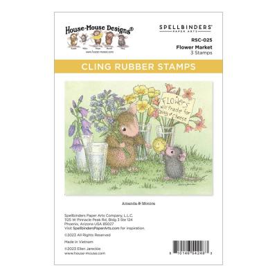 Spellbinders House Mouse Designs Stempel - Flower Market