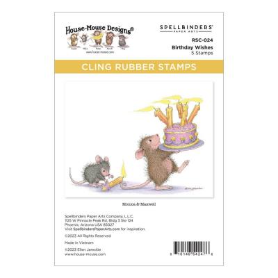Spellbinders House Mouse Designs Stempel - Birthday Wishes