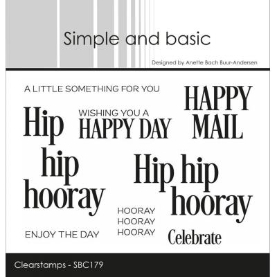 Simple and Basic Stempel - Hip Hip Hooray