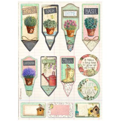 Stamperia Garden - Tags and Labels