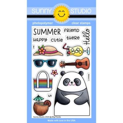 Sunny Studios Stempel - Big Panda