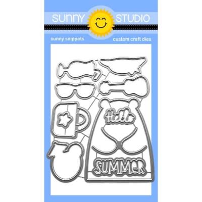 Sunny Studios Cutting Dies - Big Panda