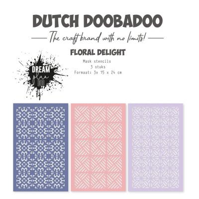 Dutch Doobadoo Floral Delight - Stencils