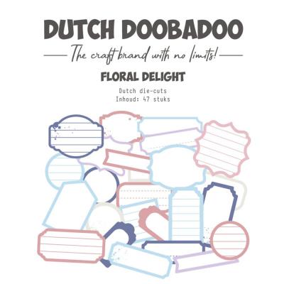 Dutch Doobadoo Floral Delight - Labels