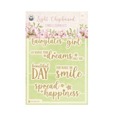 P13 Believe in Fairies - Light Chipboard Embellishments