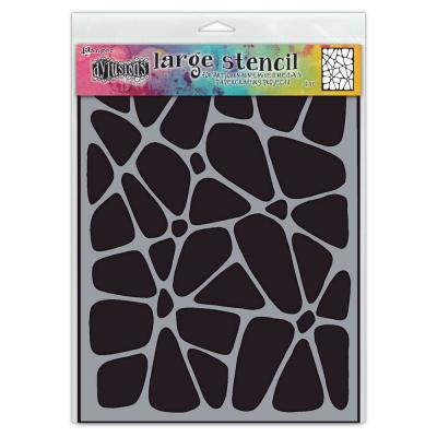 Ranger Dyan Reaveley Dylusions Stencil - Crazy Paving