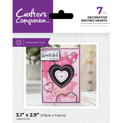Crafter's Companion Cutting Dies - Nesting Hearts