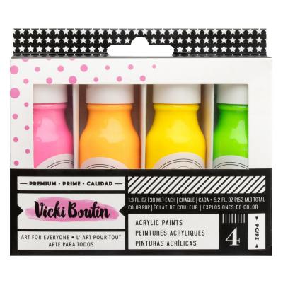 American Crafts Vicki Boutin Mixed Media Acrylic Paint - Neon