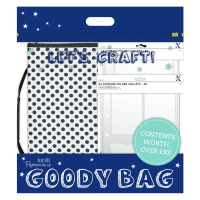 XCut Goody Bag Storage Folder with Storage Wallets