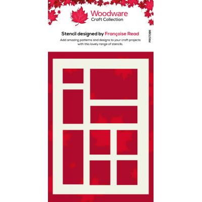 Woodware Stencil - Postage Frame