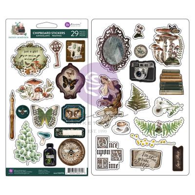 Prima Marketing Nature Academia - Chipboard Stickers