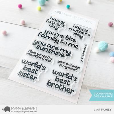 Mama Elephant Stempel - Like Family