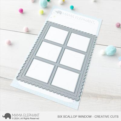 Mama Elephant Creative Cuts - Six Scallop Window