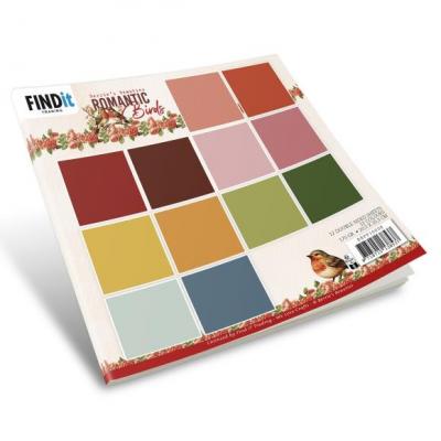 Find It Trading Paper Pack Romantic Birds Solids