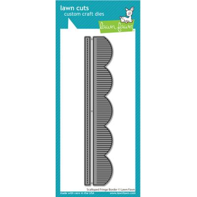 Lawn Fawn Lawn Cuts Dies - Scalloped Fringe Border