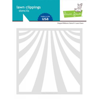 Lawn Fawn Stencil - Draped Ribbons