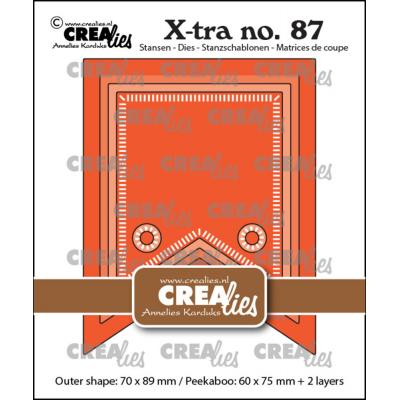 Crealies Cutting Dies - Peek a boo Fishtail Banner