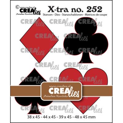 Crealies Cutting Dies - Playing Cards Symbols