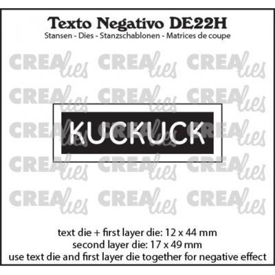 Crealies Cutting Deutsch Dies - Kuckuck