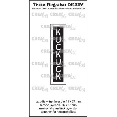 Crealies Cutting Deutsch Dies - Kuckuck