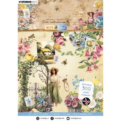 StudioLight Jenine's Mindful Art Collection Wild & Free - Die-cut Paper Pad