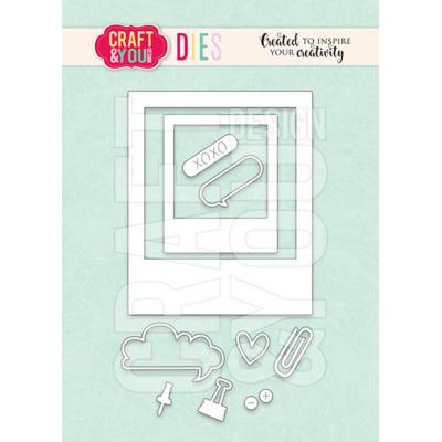 Craft & You Design Cutting Dies - Polaroid Frames