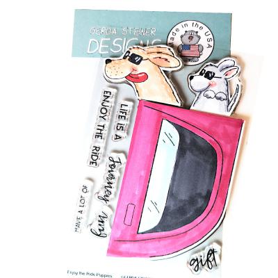 Gerda Steiner Stempel - Enjoy The Ride Puppies