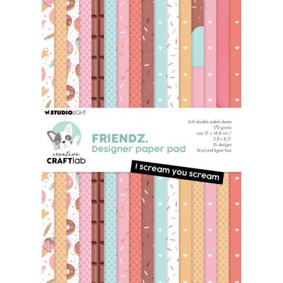 StudioLight Creative Craftlab Paper Pad - I Scream You Scream