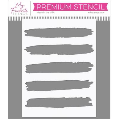 My Favorite Things Stencil - Watercolor Strokes