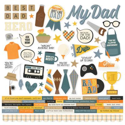 Simple Stories Father's Day  - Cardstock Stickers
