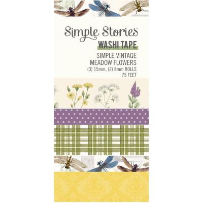 Simple Stories Simple Vintage Meadow Flowers - Washi Tape