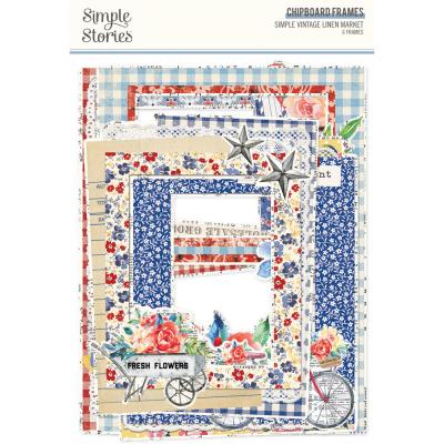 Simple Stories Simple Vintage Linen Market - Chipboard Frames