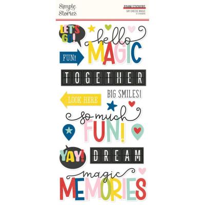 Simple Stories Say Cheese Magic - Foam Stickers